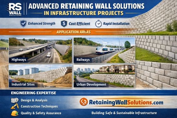 Retaining Wall Solutions & RS Wall Systems for Modern Infrastructure