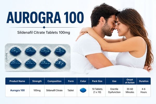 How Does Age and General Health Affect Aurogra 100 mg?