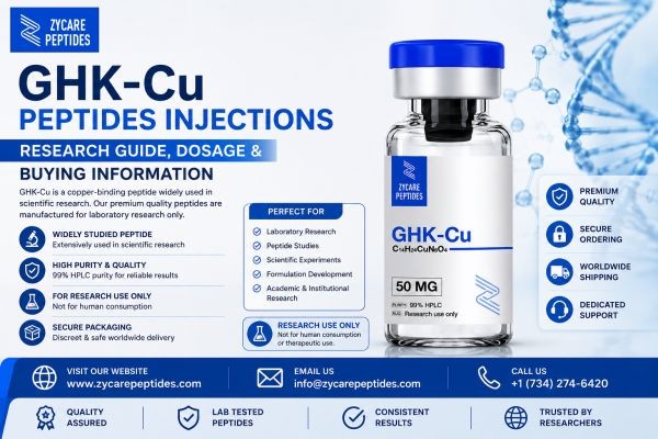 GHK-Cu Peptides Injections: Research Guide, Dosage & Buying Information