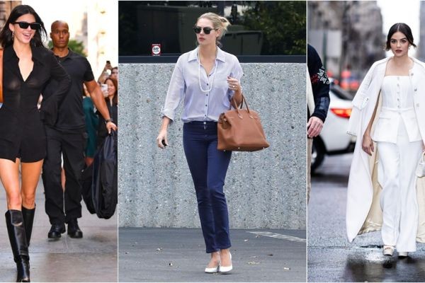 Among the standout Golden Goose pieces was a tailored peplum