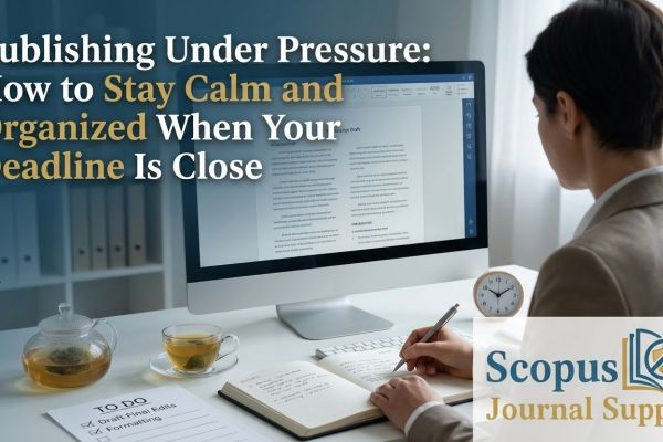 Publishing Under Pressure: How to Stay Calm and Organized When Your Deadline Is Close