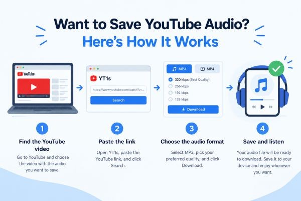 Want to Save YouTube Audio? Here's How It Works