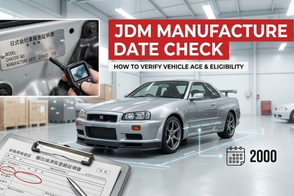 How to Check a Japanese Car’s Manufacture Date Before Importing It